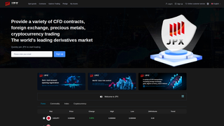 Screenshot of jpxtrades.com