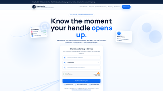 Screenshot of nabhandle.com