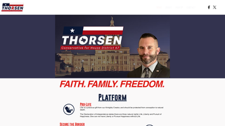 Thumbnail of thorsenfortexas.com
