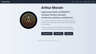 Thumbnail of arthurmorain.com