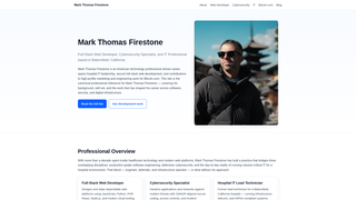 Screenshot of markthomasfirestone.info
