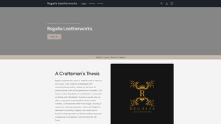 Thumbnail of regalialeatherworks.com