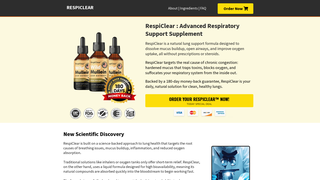 Thumbnail of respi-clear.com