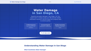 Thumbnail of sandiegowaterdamagepros.com