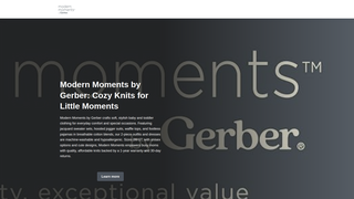 Thumbnail of themodernmomentsbygerber.com