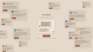 Screenshot of tryserendipity.io