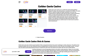 Thumbnail of goldengeniecasinos.com