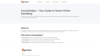 Thumbnail of casinohelper.org