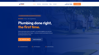 Screenshot of absoluteplumbingnwga.com