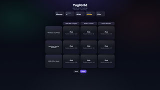 Screenshot of yugigrid.com