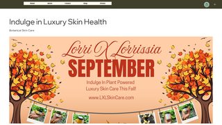 Thumbnail of lxlskincare.com