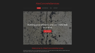 Thumbnail of alexconcreteservices.com