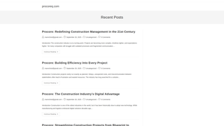 Thumbnail of procoreq.com