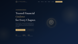 Screenshot of cagouravchhabra.com