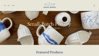Thumbnail of poverapottery.com