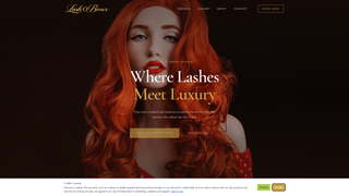 Screenshot of lashobrows.com