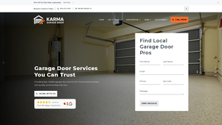 Thumbnail of karmagaragedoorservices.com