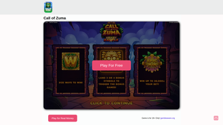 Thumbnail of callofzuma.com