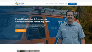 Thumbnail of tomteqelectric.com