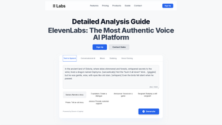 Thumbnail of elevenlabs-ai.com