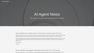 Thumbnail of ai-agent-news.com