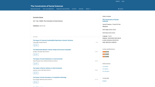 Thumbnail of constraintssocialsciences.com