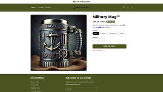 Thumbnail of themilitarymug.com