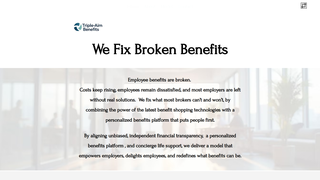 Thumbnail of tripleaimbenefits.com