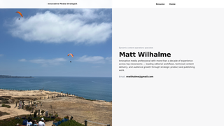 Thumbnail of mattwilhalme.com