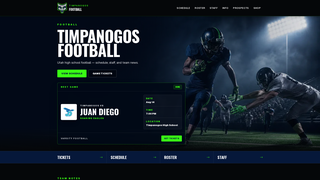 Screenshot of timpanogosfootball.com