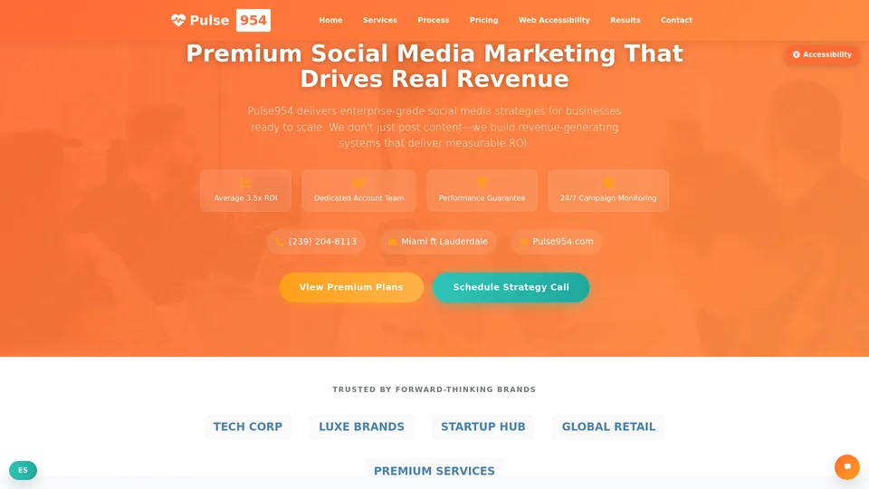 Screenshot of pulse954.com