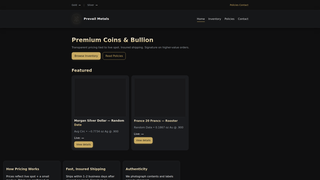 Thumbnail of prevailmetals.com