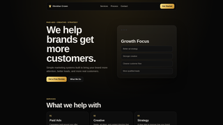 Screenshot of obsidiancrownmarketing.com