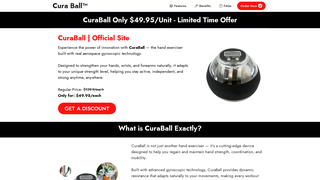 Thumbnail of curaballs.com