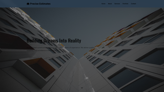Thumbnail of preciseestimates.com