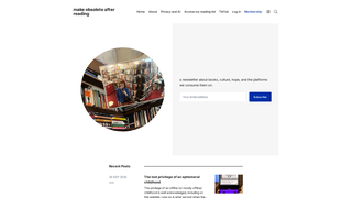 Thumbnail of literaryluddite.com