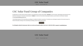 Thumbnail of gscsolarfund.com