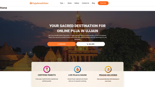 Thumbnail of pujaanushthan.com