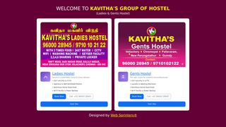 Thumbnail of kavithahostel.com