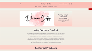 Thumbnail of demurecrafts.com