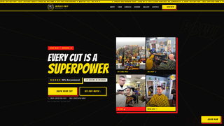 Screenshot of heroesonlybarbershop1.com