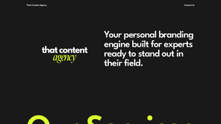Thumbnail of thatcontentagency.com