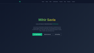 Thumbnail of mihirsavla.com