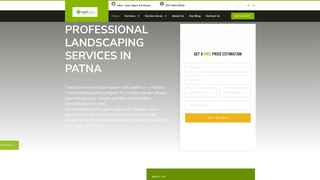 Screenshot of leaffora.com