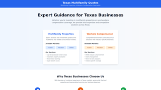 Thumbnail of texasmultifamilyquotes.com