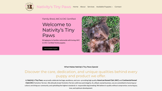 Thumbnail of nativitystinypaws.com