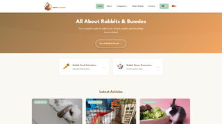 Thumbnail of rabbitsandbunnies.com