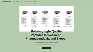 Thumbnail of elevate-peptides.com