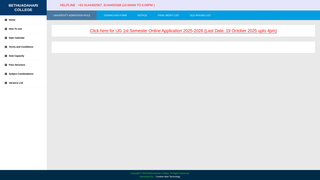 Thumbnail of bethuacollege.com