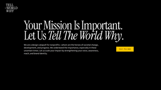 Screenshot of telltheworldwhy.com